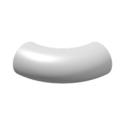 Brick, Round 1 x 1 x 1 2/3 · LEGO 71075 (réf. BrickLink 71075) · Silver Metallic (réf. BrickLink Chrome Silver)
