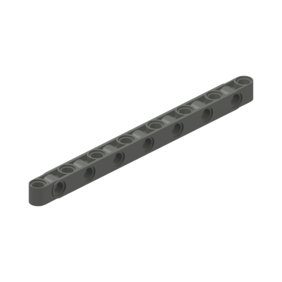 BEAM 15 MODULE, W/ 4.85 HOLE, NO. 1 · LEGO 6396963 (réf. BrickLink 71710) · Dark Stone Grey (réf. BrickLink Dark Bluish Gray)
