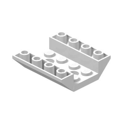 ROOF TILE 4X4/45° INV. · LEGO 4658973 (réf. BrickLink 72454) · White (réf. BrickLink White)
