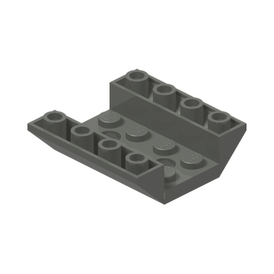 ROOF TILE 4X4/45° INV. · Dark Stone Grey (réf. BrickLink Dark Bluish Gray)