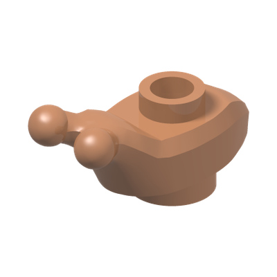 Snail Body · Réf. BrickLink 7443 · Nougat (réf. BrickLink Nougat)