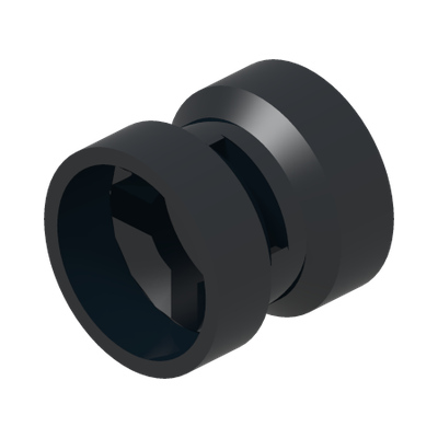 RIM WIDE W.HOLE Ø8.1 X 9 · Black (réf. BrickLink Black)