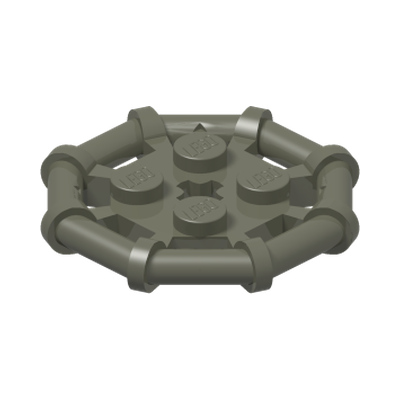 PARABOLIC RING · Titanium Metallic (réf. BrickLink Pearl Dark Gray)
