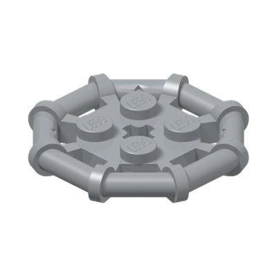 PARABOLIC RING · Medium Stone Grey (réf. BrickLink Light Bluish Gray)