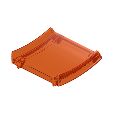 Sports Stuntz Loop Ramp Section · LEGO 6392548 (réf. BrickLink 77823) · Couleur BrickLink : Trans-Orange