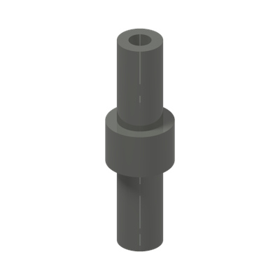 SHAFT 2M DIA. 3.2 W/ STOP · Dark Stone Grey (réf. BrickLink Dark Bluish Gray)