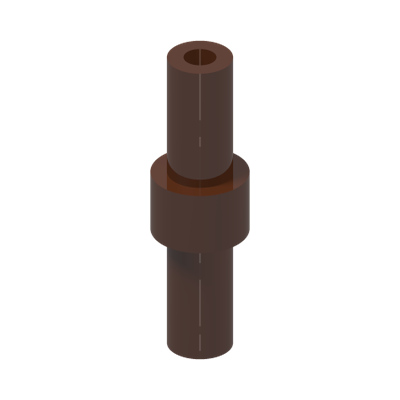 SHAFT 2M DIA. 3.2 W/ STOP · Reddish Brown (réf. BrickLink Reddish Brown)