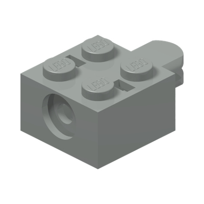 Arm Holder Brick 2 x 2 with 2 Rectangle Holes with Arm (792 / 794 / 795)