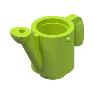 WATERING CAN, NO. 1 · LEGO 6361353 (réf. BrickLink 79736) · Bright Yellowish Green (réf. BrickLink Lime)