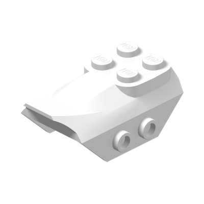 DESIGN BRICK, 2X5, NO. 1 · LEGO 6365687 (réf. BrickLink 79897) · White (réf. BrickLink White)