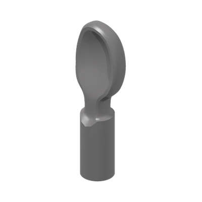 SPOON, NO. 1 · Silver Metallic (réf. BrickLink Flat Silver)