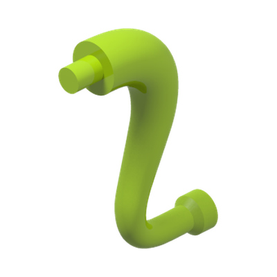 ELEPHANT TRUNK · Bright Yellowish Green (réf. BrickLink Lime)