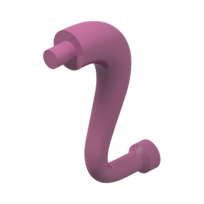 ELEPHANT TRUNK · Bright Purple (réf. BrickLink Dark Pink)