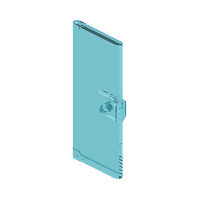 DOOR 3X6 · LEGO 6510223 (réf. BrickLink 80683) · Tr. Light Blue (réf. BrickLink Trans-Light Blue)