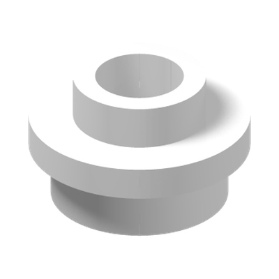 PL.ROUND 1X1 W. THROUGHG. HOLE · LEGO 6168642 (réf. BrickLink 85861) · White (réf. BrickLink White)