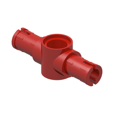 DOUBLE BUSH 3M Ø4.9 · LEGO 6323573 (réf. BrickLink 87082) · Bright Red (réf. BrickLink Red)