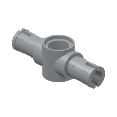 DOUBLE BUSH 3M Ø4.9 · Medium Stone Grey (réf. BrickLink Light Bluish Gray)