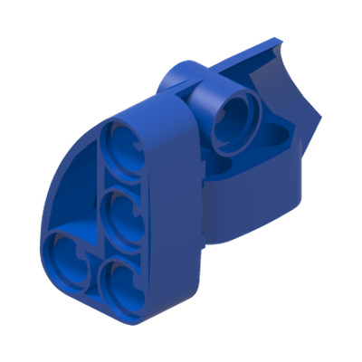 Technic, Panel Fairing # 2 Small Smooth Short, Side B · Bright Blue (réf. BrickLink Blue)