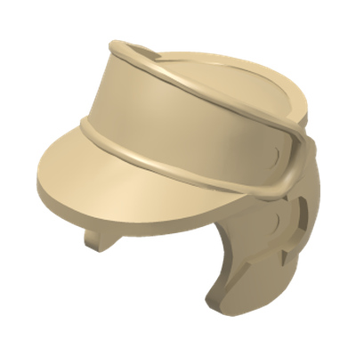Minifigure, Headgear Helmet SW Hoth Rebel Trooper · LEGO 4565166 (réf. BrickLink 87555) · Couleur BrickLink : Tan