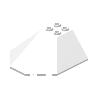 Windscreen 6 x 6 x 2 Canopy · LEGO 6150728 (réf. BrickLink 87606) · Couleur BrickLink : White