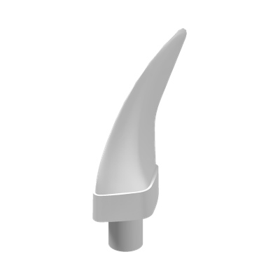 TOOTH Ø3.2 SHAFT · LEGO 6270092 (réf. BrickLink 87747) · White (réf. BrickLink White)