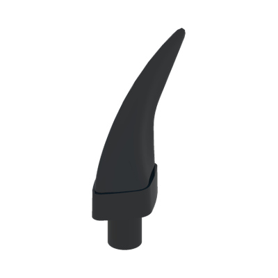 TOOTH Ø3.2 SHAFT · Black (réf. BrickLink Black)