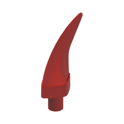 TOOTH Ø3.2 SHAFT · Bright Red (réf. BrickLink Red)