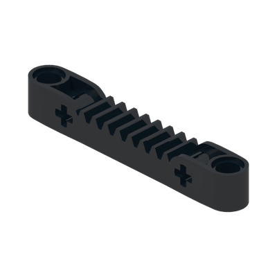 RACK 7 M · LEGO 6327430 (réf. BrickLink 87761) · Black (réf. BrickLink Black)