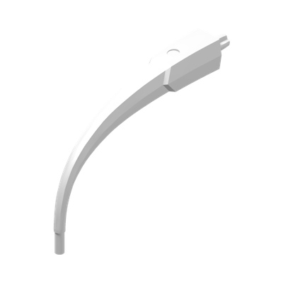 Large Figure Tail · Réf. BrickLink 87846 · Couleur BrickLink : White