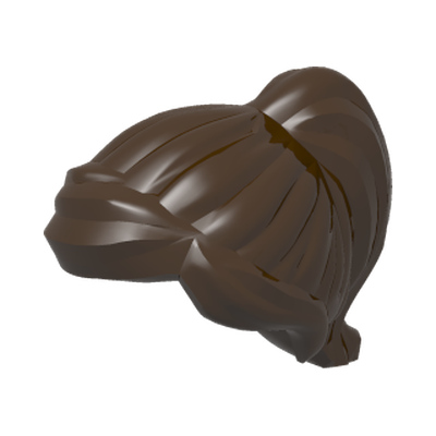 MINI WIG NO. 5 · Dark Brown (réf. BrickLink Dark Brown)