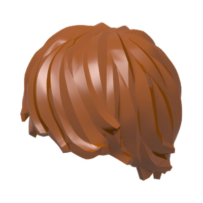 MINI WIG NO. 6 · Dark Orange (réf. BrickLink Dark Orange)