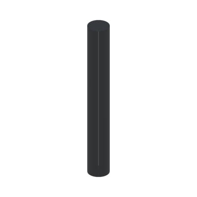 SHAFT 3M Ø3.2 · Black (réf. BrickLink Black)