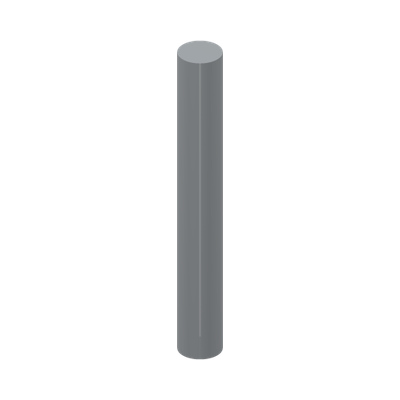 SHAFT 3M Ø3.2 · Medium Stone Grey (réf. BrickLink Light Bluish Gray)