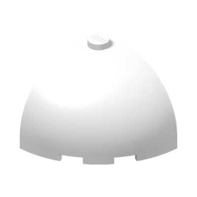 ARCH BRICK 3X3X2 · LEGO 4586275 (réf. BrickLink 88293) · White (réf. BrickLink White)