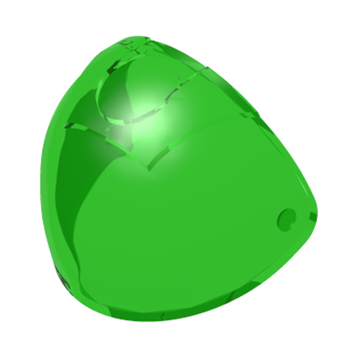 Minifigure, Visor Large with Trapezoid Area on Top · LEGO 4570738 (réf. BrickLink 89159) · Couleur BrickLink : Trans-Bright Green