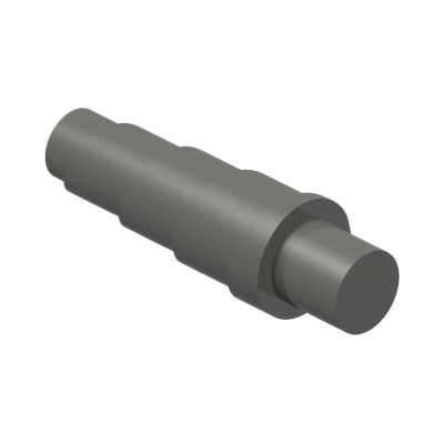 CONICAL HORN Ø 3.2 SHAFT · Dark Stone Grey (réf. BrickLink Dark Bluish Gray)