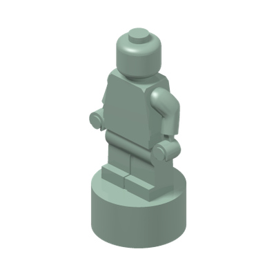 MINI FIGURE TROPHY · Multicombination 15 (réf. BrickLink Sand Green)