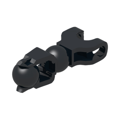 Hero Factory Arm / Leg with Ball Joint and Ball Socket · LEGO 4589952 (réf. BrickLink 90617) · Couleur BrickLink : Black