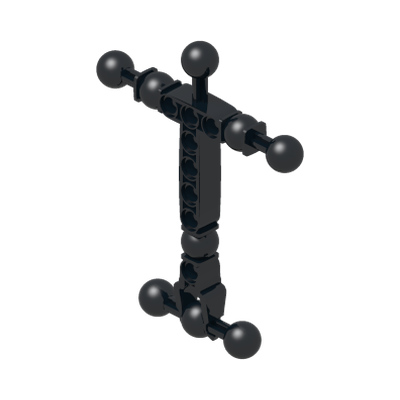 Hero Factory Torso, Large with 9 Ball Joint · LEGO 4593569 (réf. BrickLink 90623) · Couleur BrickLink : Black