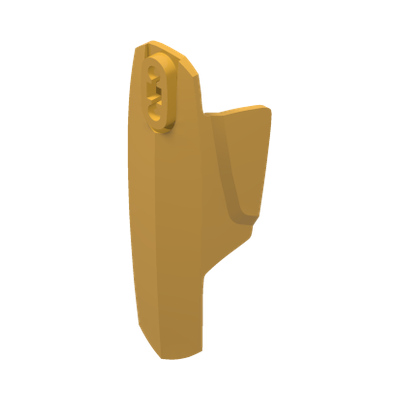 Hero Factory Armor with Ball Joint Socket - Size 8 · Réf. BrickLink 90636 · Couleur BrickLink : Bright Light Orange