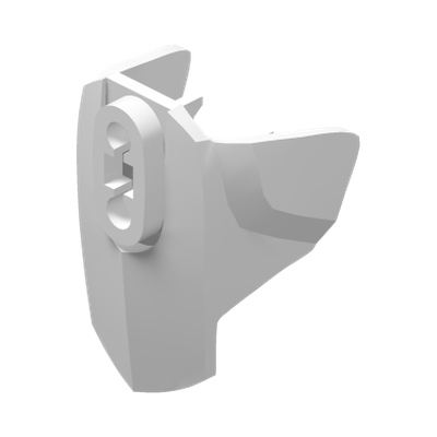 Hero Factory Armor with Ball Joint Socket - Size 4 · LEGO 6139218 (réf. BrickLink 90640) · Couleur BrickLink : White