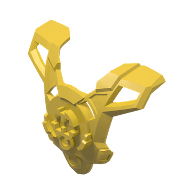 Hero Factory Chest Armor with Trapezoid Shoulders · Réf. BrickLink 92201 · Couleur BrickLink : Yellow