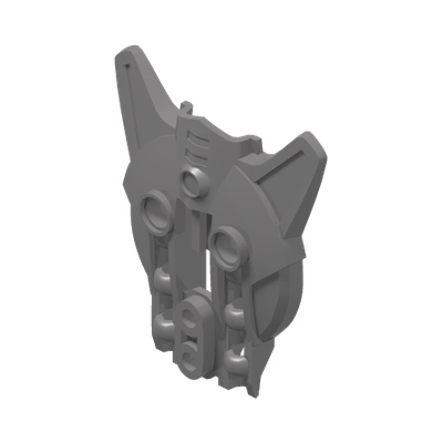 Hero Factory Shield, Type 2 · LEGO 4667792 (réf. BrickLink 92202) · Couleur BrickLink : Flat Silver