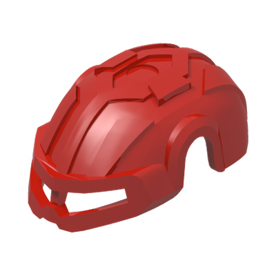 Hero Factory Helmet · Réf. BrickLink 92208 · Couleur BrickLink : Red