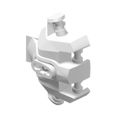 Hero Factory Hand Armor with Handles for Clips · LEGO 6014003 (réf. BrickLink 92233) · Couleur BrickLink : White