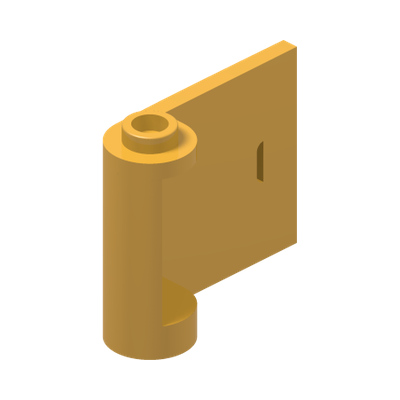 Door 1 x 3 x 2 Right - Open Between Top and Bottom Hinge · LEGO 6186646 (réf. BrickLink 92263) · Couleur BrickLink : Bright Light Orange