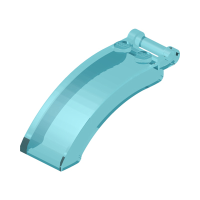Windscreen 6 x 2 x 2 with Bar Handle · Couleur BrickLink : Trans-Light Blue