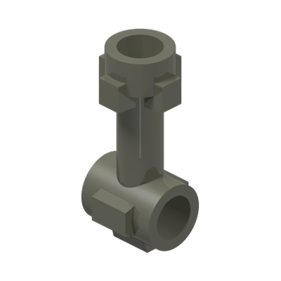 Ø3.2 SHAFT W. CORED KNOB