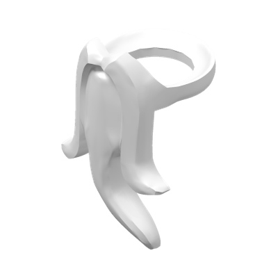 MINI BEARD, NO. 10 · LEGO 4609289 (réf. BrickLink 93069) · White (réf. BrickLink White)