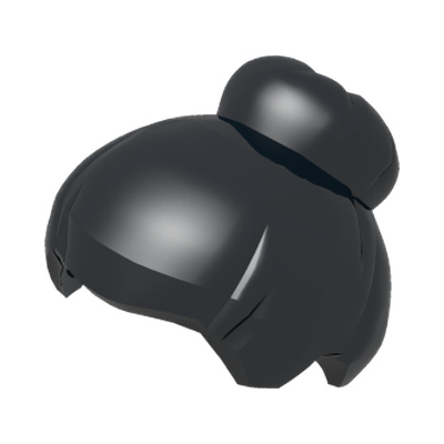 MINI WIG NO. 13 · LEGO 6524755 (réf. BrickLink 93217) · Black (réf. BrickLink Black)
